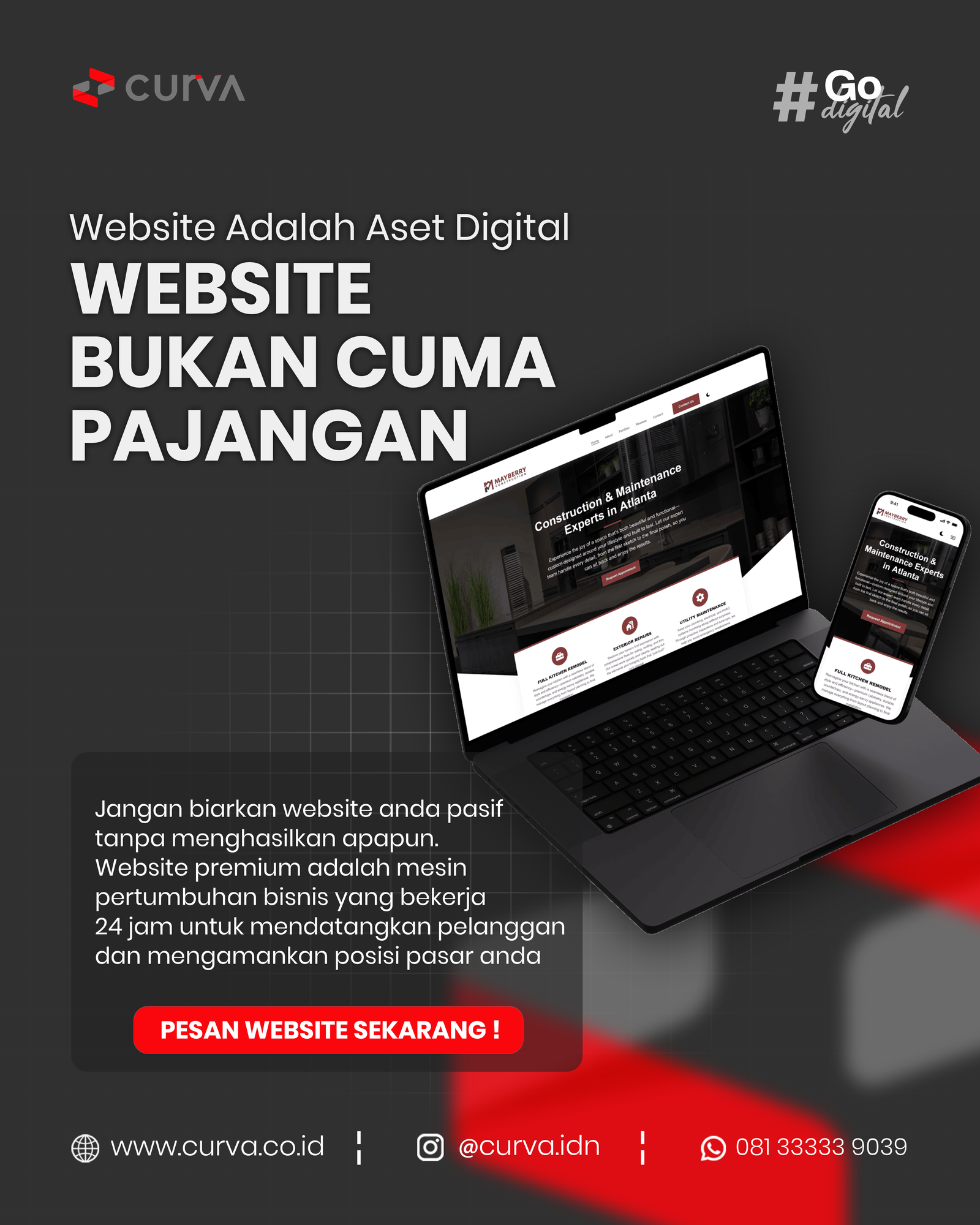 Postingan Instagram Curva Digital